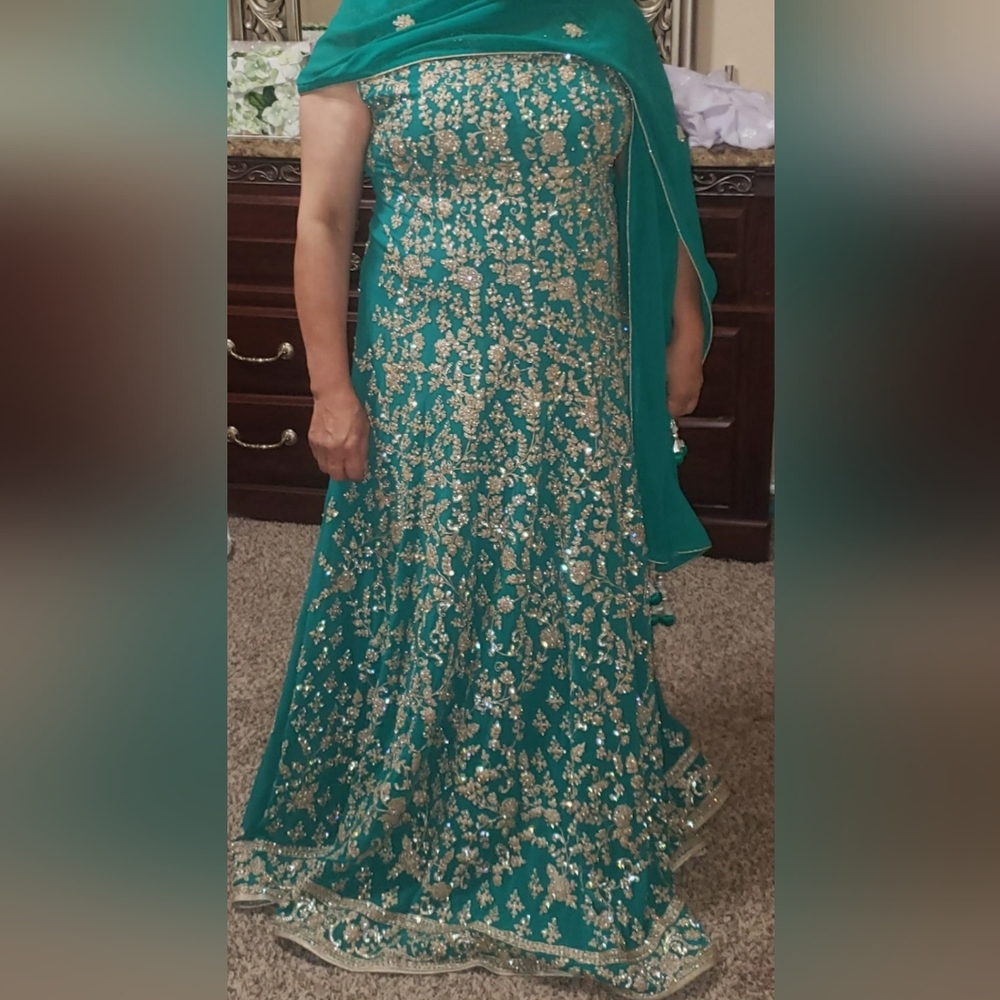 Beautiful gown anarkali indian outfit